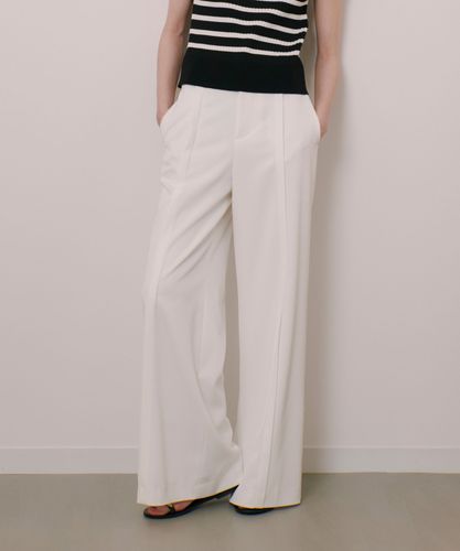 スラブツイードタックワイドパンツ|allureville OFFICIAL SITE