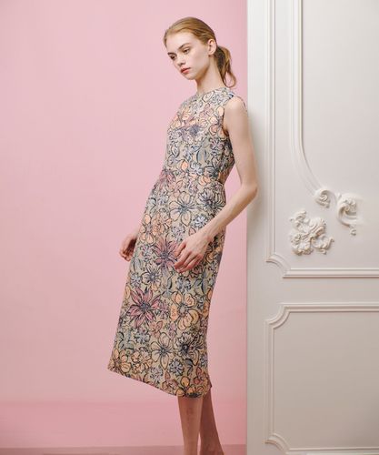 【LOULOU WILLOUGHBY】シャトージャガードワンピース LOULOU WILLOUGHBY】シャトージャガードワンピース | ルル