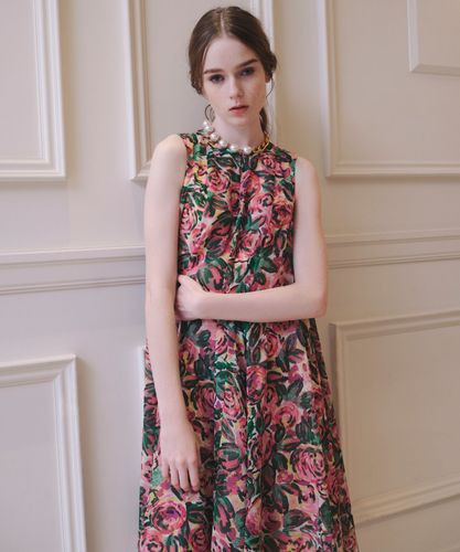 【新品タグ付】ルルウィルビー　¥70400 ジオメトリックレースワンピース　黒 LOULOU WILLOUGHBY（ルルウィルビー） ワンピース 「LOULOU WILLOUGHBY