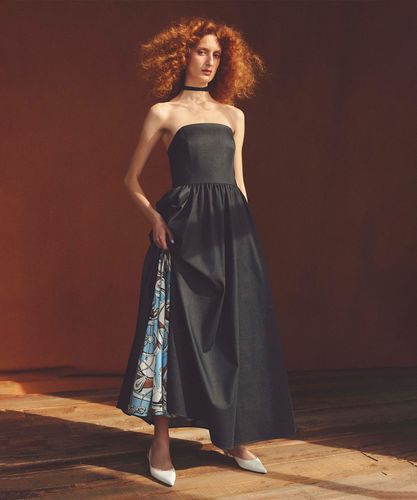 LOULOU WILLOUGHBY エンブロイダリーノースリワンピース LOULOU WILLOUGHBY】エンブロイダリーノースリワンピース | ルル