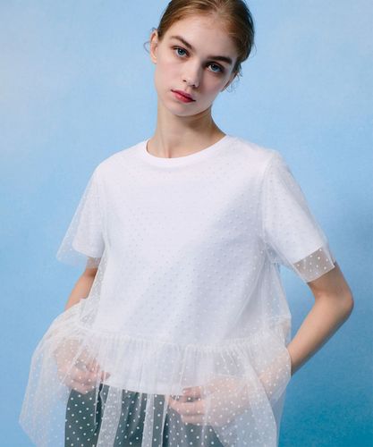 【LOULOU WILLOUGHBY】チュールレイヤードT 未使用新品　完売品 21251015060_c667dacd9895184270
