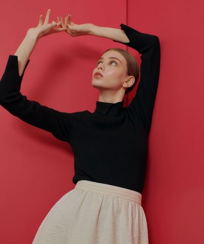 LOULOU WILLOUGHBYレギュラーカラータートルネックプルオーバー#2 LOULOU WILLOUGHBY】レギュラーカラータートルネックプル