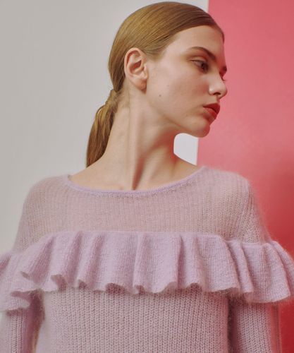 シャイニーラクーンバックスリットプルオーバー|allureville OFFICIAL