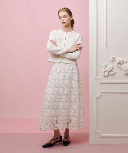 LOULOU WILLOUGHBY】ツィードニットジャケット|allureville OFFICIAL