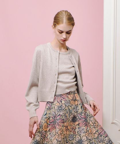 【LOULOU WILLOUGHBY】ラメボレロ 新品未使用 セール】【LOULOU WILLOUGHBY】ラメメランジェカーディガン