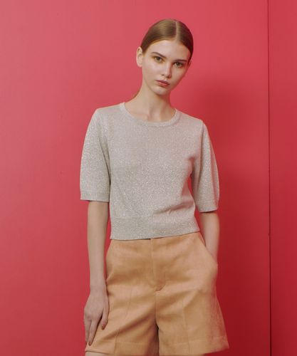 【LOULOU WILLOUGHBY】ラメボレロ 新品未使用 セール】【LOULOU WILLOUGHBY】ラメメランジェカーディガン
