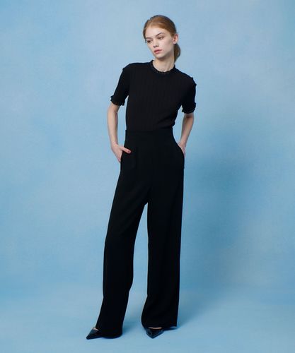 LOULOU WILLOUGHBY】ハーフチューブラーリブニット|allureville