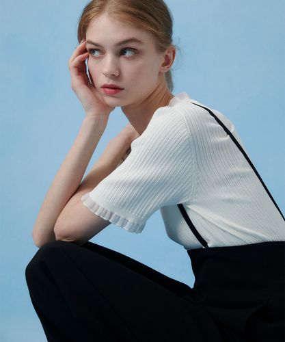 アルアバイル　ルルウィルビー リブポロニット LOULOU WILLOUGHBY】リブポロニット|allureville OFFICIAL SITE