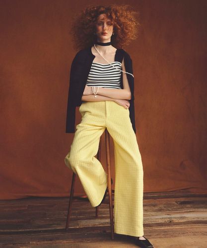 ルルウィルビー　ショルダーリボンミニタンクプルオーバー LOULOU WILLOUGHBY】ショルダーリボンミニタンクプルオーバー