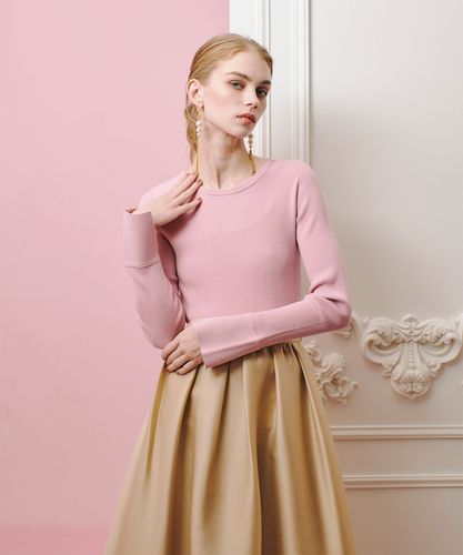 未使用☆2☆モノグラムプルオーバー☆ルルウィルビー☆アルアバイル LOULOU WILLOUGHBY】2WAY RIB プルオーバー|allureville