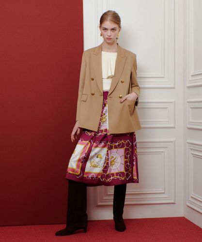 LOULOU WILLOUGHBY】ウール混チノダブルジャケット|allureville