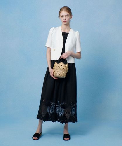 #LOULOU WILLOUGHBY #ブライトリネン半袖ジャケット LOULOU WILLOUGHBY】ブライトリネン半袖ジャケット|allureville