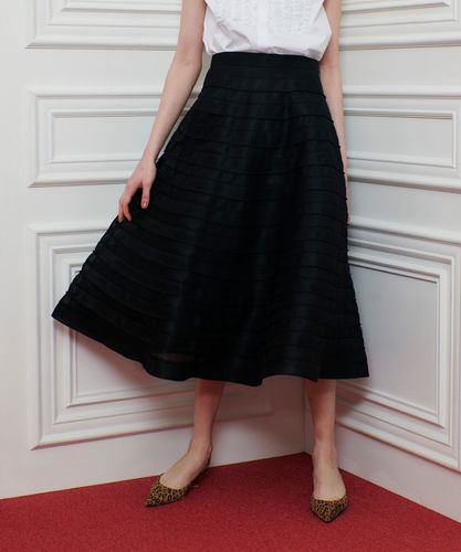 シアーオーガンタックギャザースカート|allureville OFFICIAL SITE