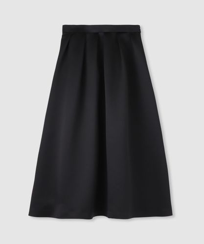 アルアバイル バイヤス切替ギャザースカート ブラック ◇バイヤス切替ギャザースカート （ロング・マキシ丈スカート