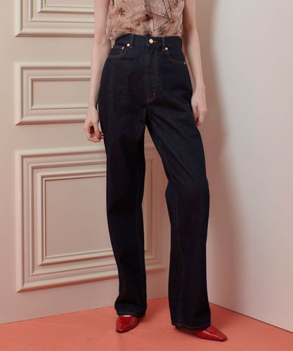 アルアバイル　ルルウィルビー デニムテーパードパンツ LOULOU WILLOUGHBY】デニムテーパードパンツ|allureville OFFICIAL