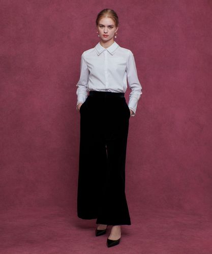トリアセベロアパンツ|allureville OFFICIAL SITE / ONLINE SHOP