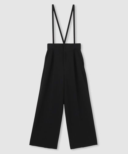 LOULOU WILLOUGHBY】◇ダブルクロスハイウエストサスパンツ