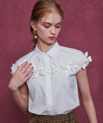 LOULOU WILLOUGHBY】レーストリミングシャツ|allureville OFFICIAL