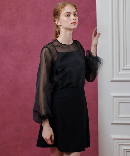 LOULOU WILLOUGHBY】オーガンリボンブラウス|allureville