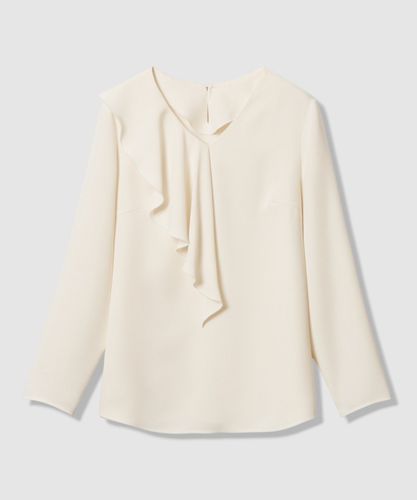 ジョーゼットホソパイピングブラウス|allureville OFFICIAL SITE