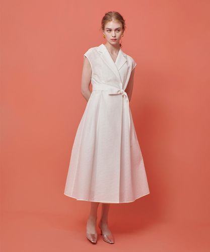 ワンピース LOULOU DRESS (ELDARA) セール】【LOULOU WILLOUGHBY】ETIQUE フラワージャガード
