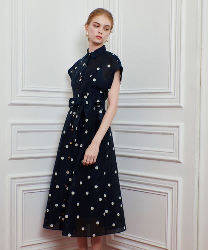 ピンキー【allureville / アルアバイル】デシンドットワンピース