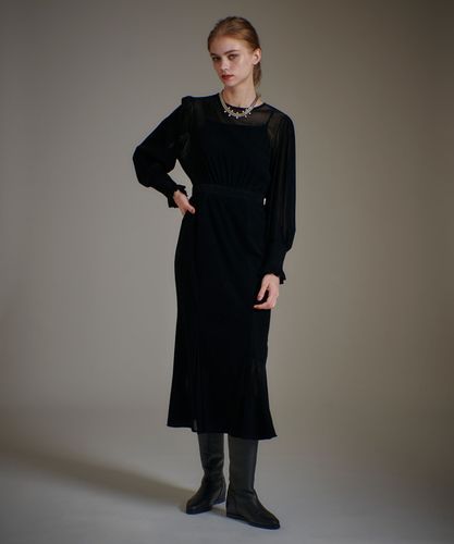 LOULOU WILLOUGHBY】ポロニットロングワンピース|allureville OFFICIAL