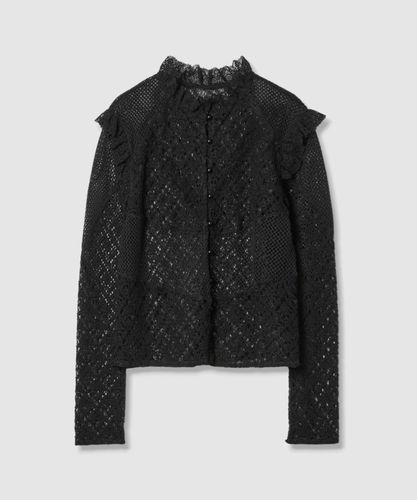 LOULOU WILLOUGHBY】デシンドットフリルボウタイブラウス|allureville