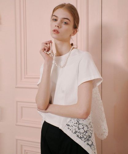 ◇ 【LOULOU WILLOUGHBY】レースドッキングプルオーバー