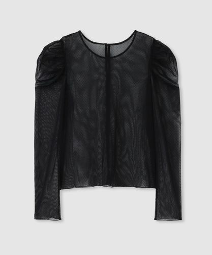 ◇【LOULOU WILLOUGHBY】ドットチュールジコスリーブプルオーバー