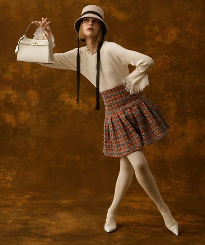 LOULOU WILLOUGHBY】スリーブヘムレースプルオーバー