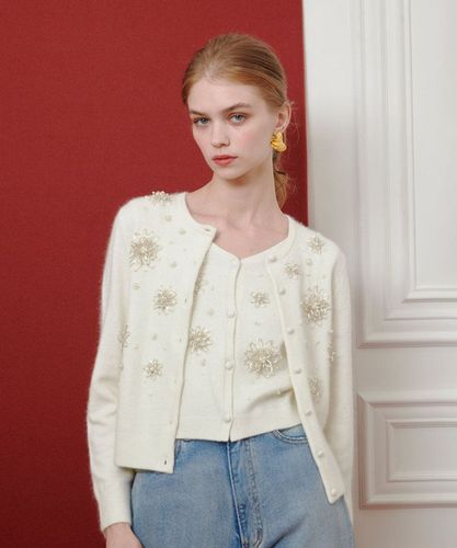 LOULOU WILLOUGHBY】ツィードニットジャケット|allureville OFFICIAL