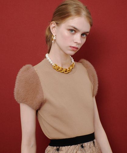 フェイクボアコンビニットジレ|allureville OFFICIAL SITE / ONLINE