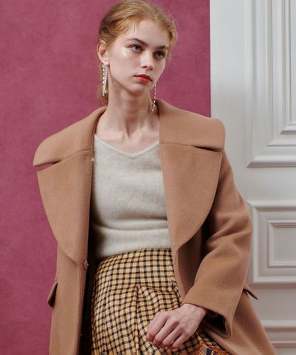 LOULOU WILLOUGHBY】シャルムビーバーケープ風コート|allureville