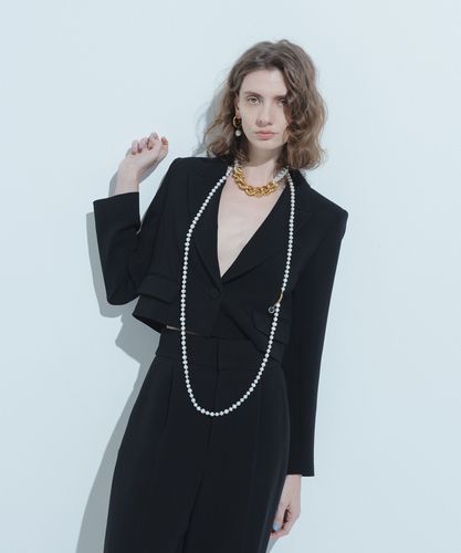 LOULOU WILLOUGHBY ブラックタキシードジレ LOULOU WILLOUGHBY