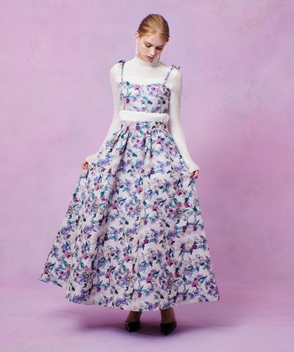LIMONTAフラワージャガードスカート|allureville OFFICIAL SITE