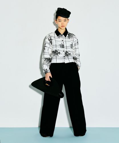 アルアバイル　ルルウィルビー ウェーブジャガードショートパンツ LOULOU WILLOUGHBY】サンフラワーJQショートパンツ|allureville