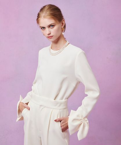 LOULOU WILLOUGHBY】レーストリミングシャツ|allureville OFFICIAL