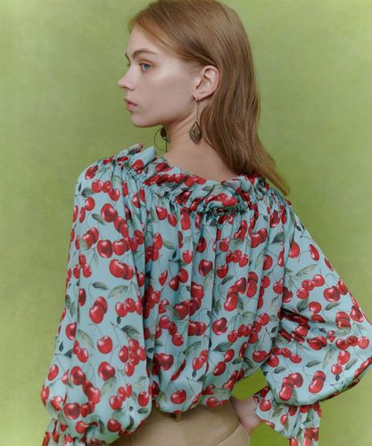 新品タグ有★最終値下げ★ルルウィルビー マリーナプリント ブラウス　2025SS 新品タグ有☆最終値下げ☆ルルウィルビー マリーナプリント ブラウス