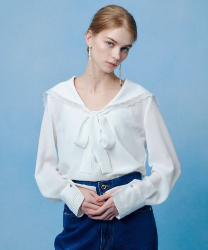 【LOULOU WILLOUGHBY】チドリチュールブラウス LOULOU WILLOUGHBY】チュール刺繍ブラウス|allureville OFFICIAL SITE
