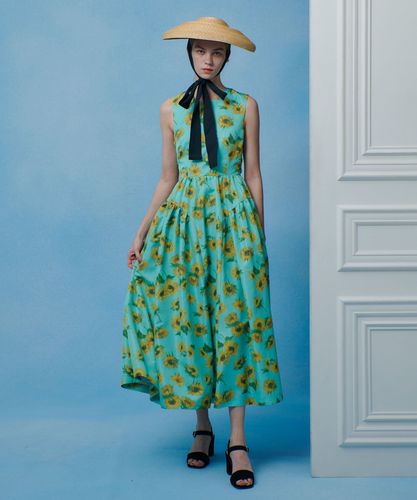 WEB 一部店舗限定【LOULOU WILLOUGHBY】サンフラワープリントバック