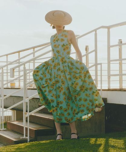 LOULOU WILLOUGHBY】コード刺繍ドッキングワンピース|allureville