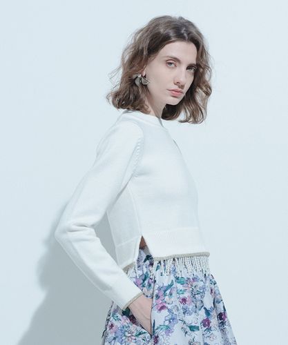 LOULOU WILLOUGHBY】ペプラムニットプルオーバー|allureville OFFICIAL