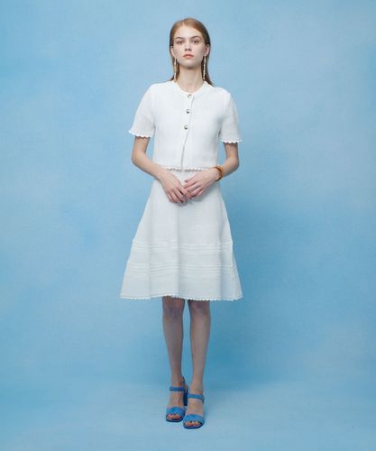 メッシュクロッシェボレロカーディガン|allureville OFFICIAL SITE