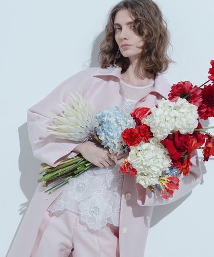 LOULOU WILLOUGHBY】シャルムビーバーリバーミドルコート|allureville