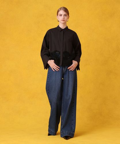 レース切り替えシャツ|allureville OFFICIAL SITE / ONLINE SHOP
