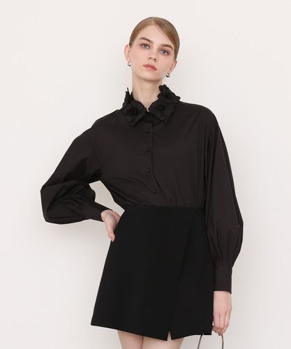 デシンドットフリルボウタイブラウス|allureville OFFICIAL SITE