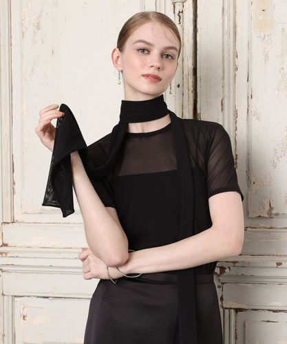 【LOULOU WILLOUGHBY】スパンコールＴシャツ　ブラック LOULOU WILLOUGHBY（ルルウィルビー） tシャツ 「LOULOU WILLOUGHBY
