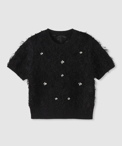 アイレット半袖カーディガン|allureville OFFICIAL SITE / ONLINE SHOP