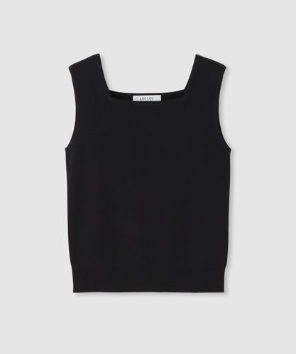 【LOULOU WILLOUGHBY】スクエアタンクトップ　ブラック ◇ スクエアタンク|allureville OFFICIAL SITE / ONLINE SHOP